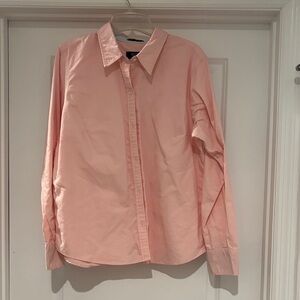 Liz Claiborne Women's Light Pink Button Down Shirt